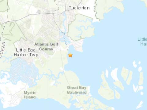 Magnitude 2.4 earthquake rattles the Jersey Shore