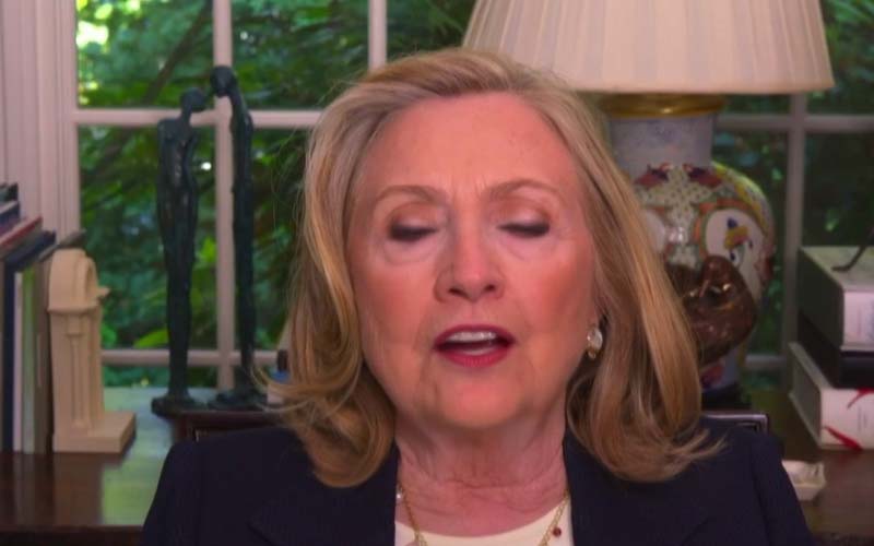 Conspiracy theorist Hillary Clinton claims Vladimir Putin helped Trump beat her