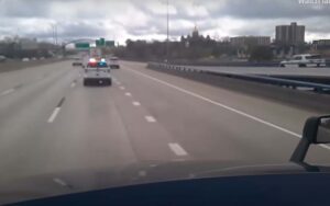 He yielded to let the cop merge, then this happened He yielded to let the cop merge then this happened