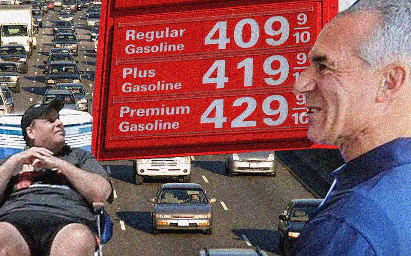 Ciattarelli says he's for low taxes, but bragged about his support for gas tax.