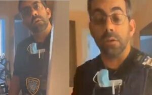 New york city cop under fire for walking into man's home, says "door was open"