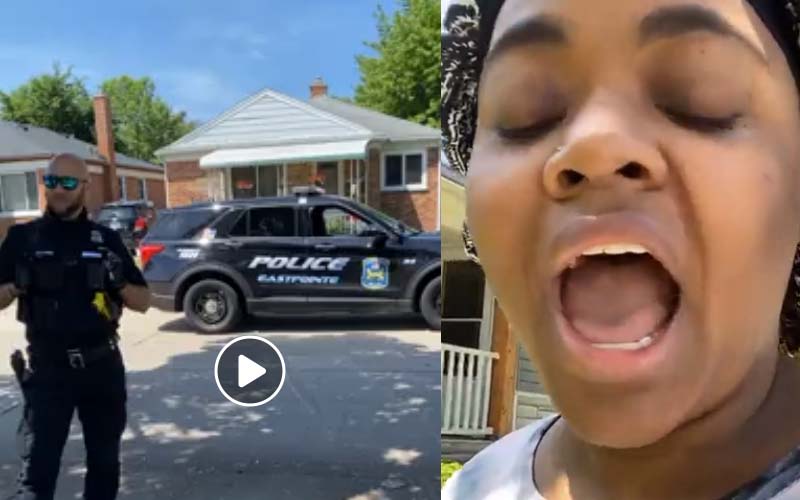 Black woman threatened with jail for talking too loud on her phone