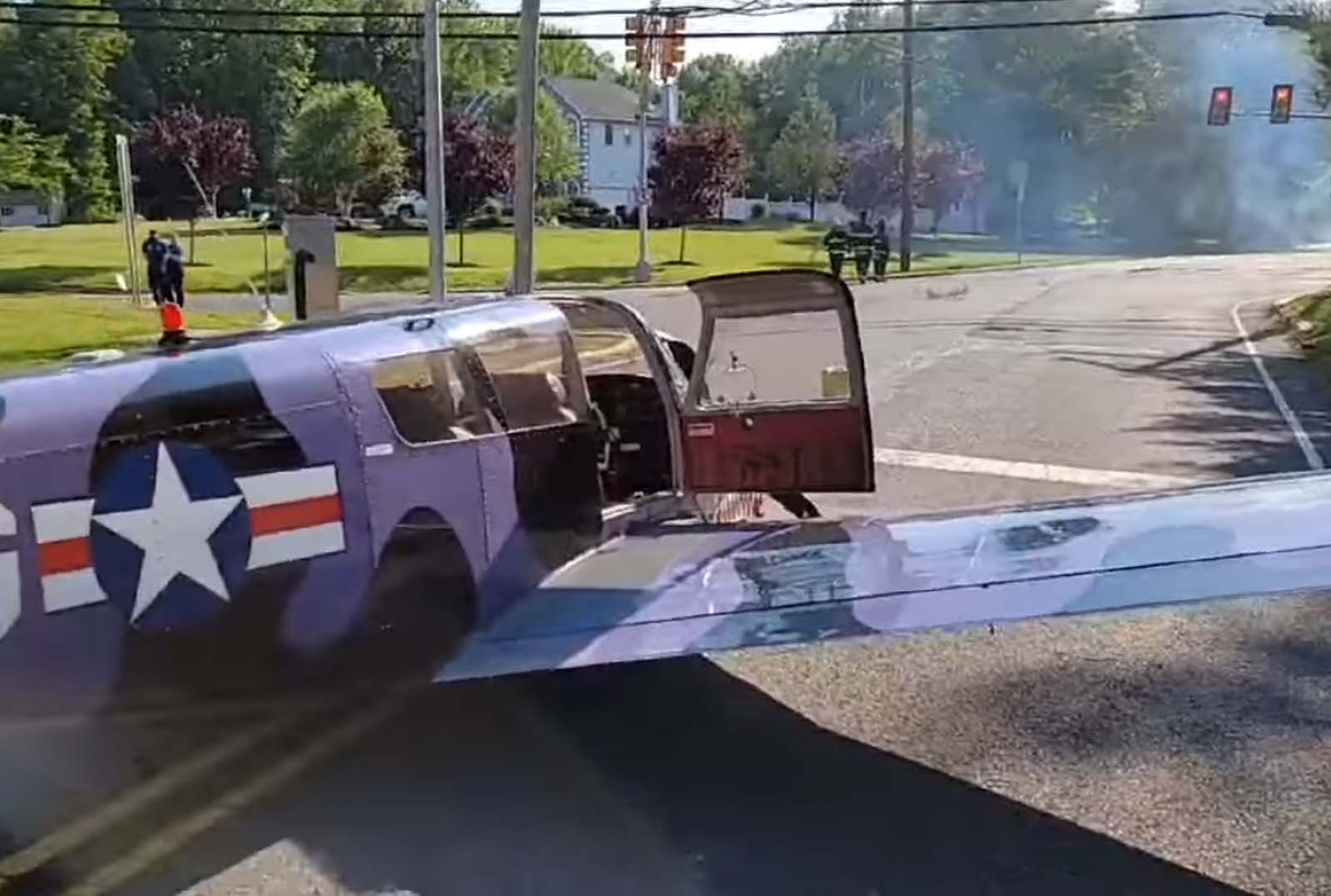 Plane makes crash landing in Robbinsville neighborhood