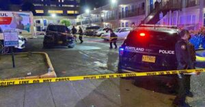 Portland police shooting leads to assault by angry mob