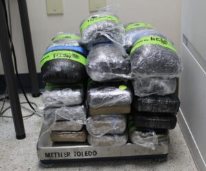 $1. 4 million in meth and cocaine stopped at border