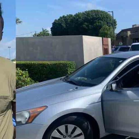 Suspect charged with grand theft auto had active murder warrant - photo licensed by shore news network.