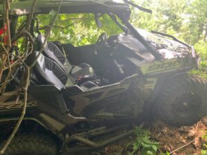 Two rescued from overturned atv in oswego county