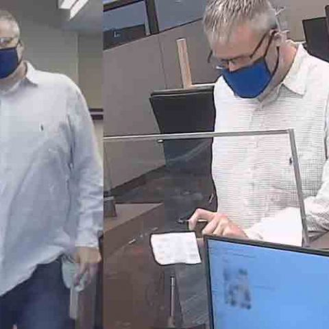 Hey st. Louis, do you know him? He's wanted for bank robbery - photo licensed by shore news network.