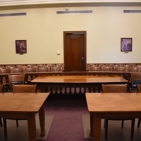 Courtroom stock photo