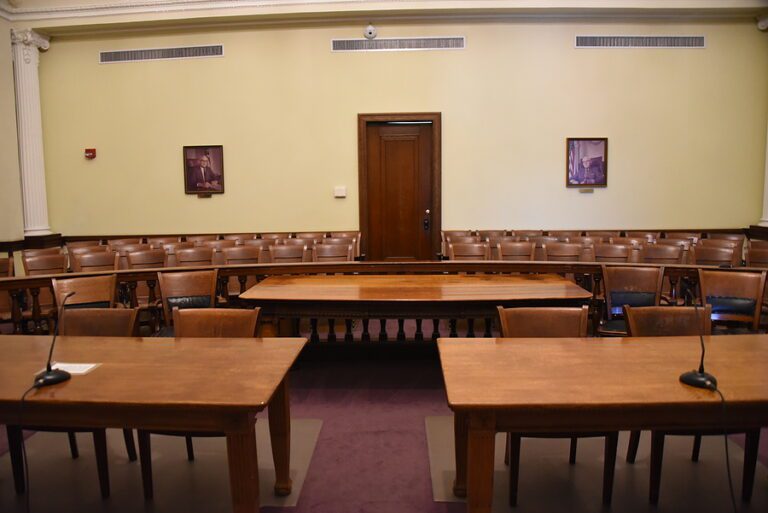 Courtroom stock photo