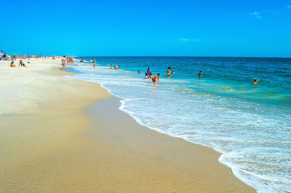 Shark attack? Lifeguard bit in water off jones beach - photo licensed by shore news network.