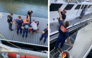 Coast guard rescues boater on yacht off jersey shore