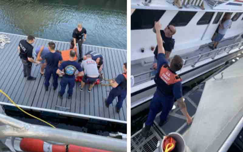 Coast Guard rescues boater on yacht off Jersey Shore