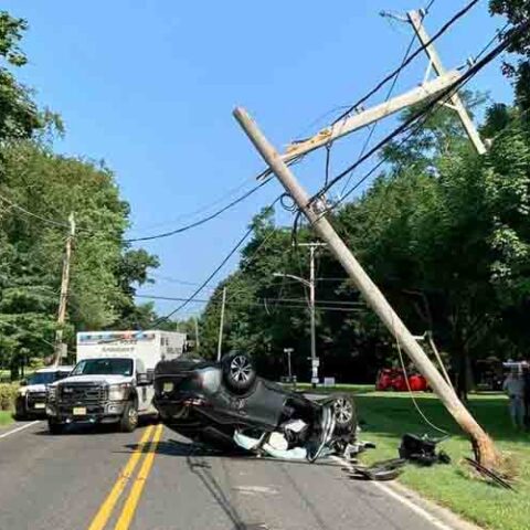Crash closes route 524 in howell - photo licensed by shore news network.