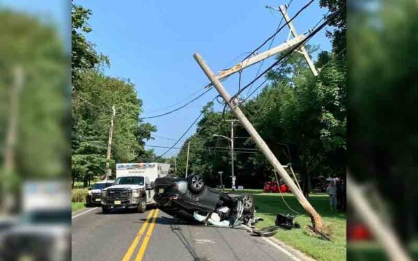 Crash closes route 524 in howell - photo licensed by shore news network.