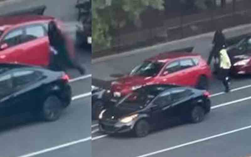 Watch: Gunmen chase down and shoot two in broad daylight