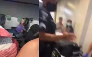 Woman duct-taped to seat after trying to open door mid-flight