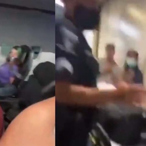 Woman duct-taped to seat after trying to open door mid-flight - photo licensed by shore news network.