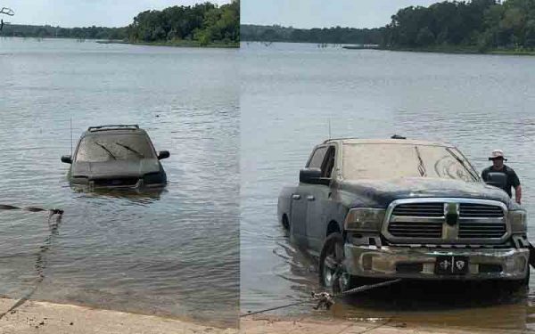 Two stolen vehicles pulled from lone chimney lake