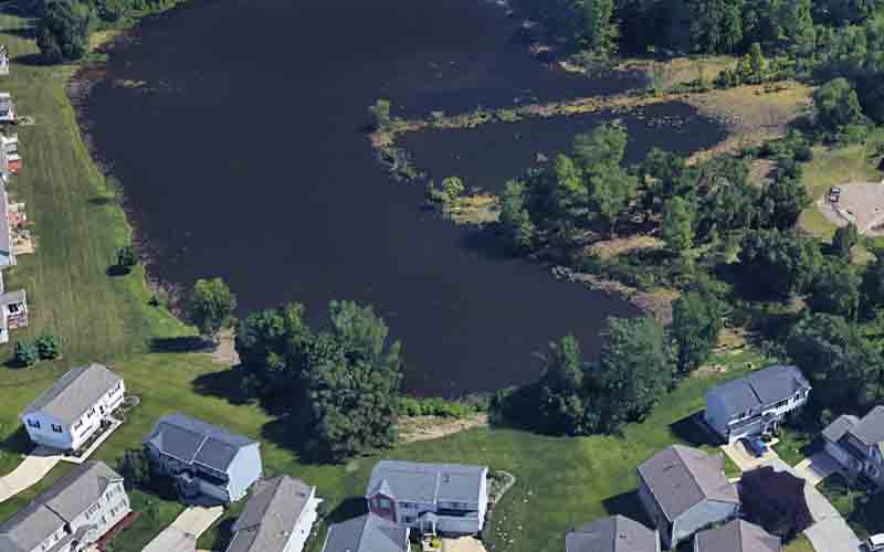 Lakemore police say no more swimming or fishing at Hidden Lake