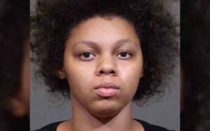Victim shot by live-in girlfriend ran to neighbors door and collapsed