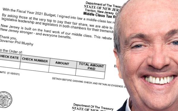 Phil Murphy sending political campaign message along with $500 rebate checks this week
