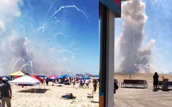 Fireworks mishap in Ocean City, Maryland