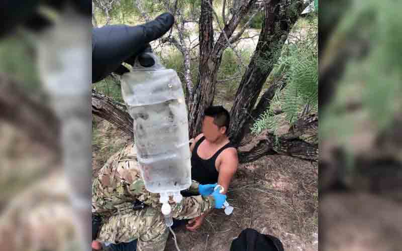 Laredo Sector Border Patrol Rescues and Aids Lost Individual
