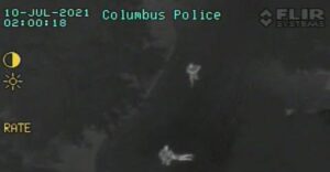 Watch: columbus police use helicopter to find missing teen