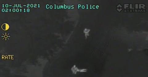 Watch: Columbus police use helicopter to find missing teen