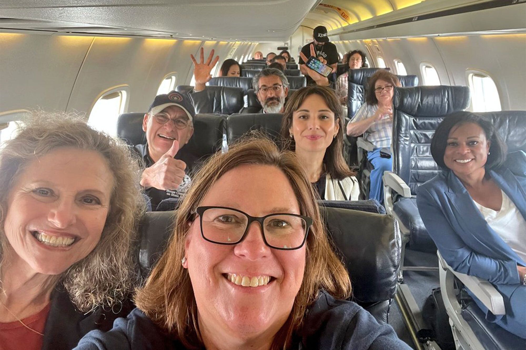 Unmasked Texas Democrats Board Plane full of Beer to D.C.