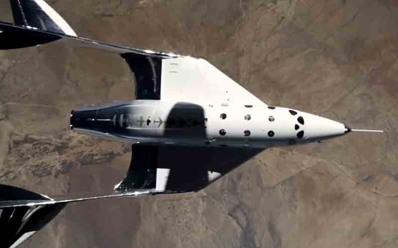 Virgin Galactic Unity spaceship successfully enters orbit, launching Richard Branson into space