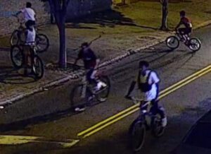 Police searching for kids on bikes who beat victim
