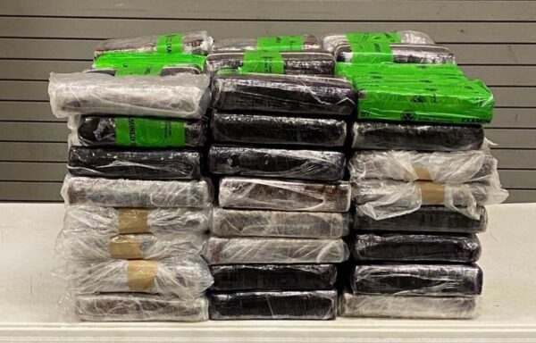 Here's what $2 million worth of cocaine looks like after seizure at the border - photo licensed by shore news network.