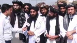Taliban declare victory over america on the tarmac at kabul airport
