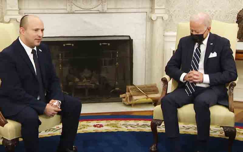 Fact Check: Did Joe Biden fall asleep during meeting with Israeli Prime Minister Naftali Bennett?