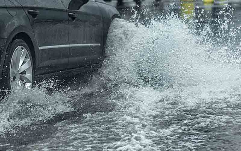Police say don't drive wrong way on Route 72 to avoid flooding caused by Henri