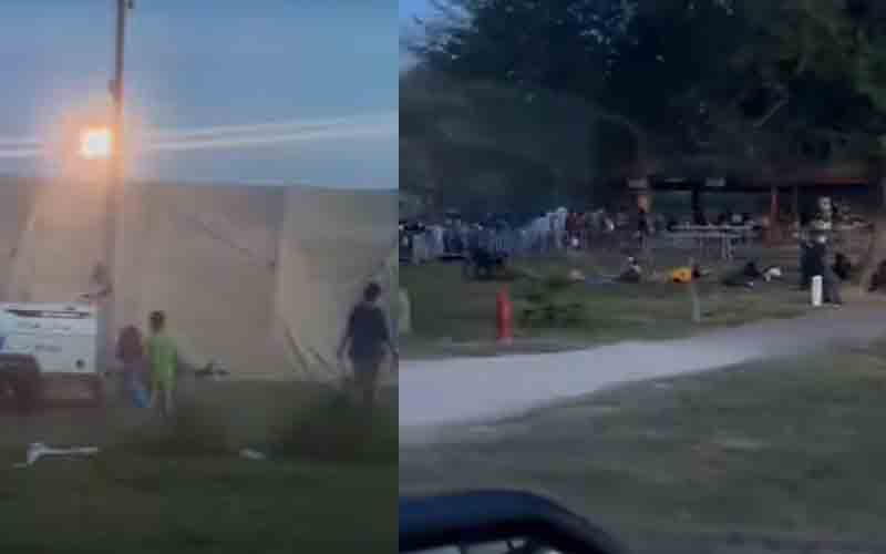 Inside the alleged Texas "COVID Camp" where hundreds of positive migrants are being hidden from public view