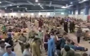 Report: u. S. Base housing afghan refugees in deplorable conditions, rat, trash, feces, urine about