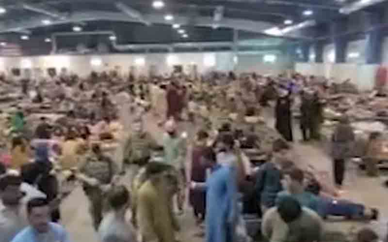 Report: U.S. base housing Afghan refugees in deplorable conditions, rat, trash, feces, urine about