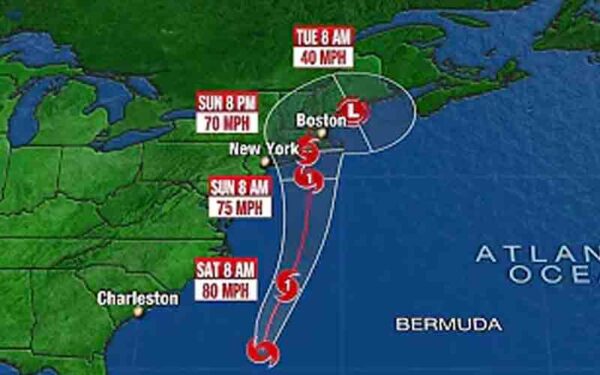 Follow tropical storm henri's live track on youtube - photo licensed by shore news network.