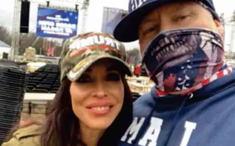 After learning his wife was at Capitol riot with another man this cop filed for divorce