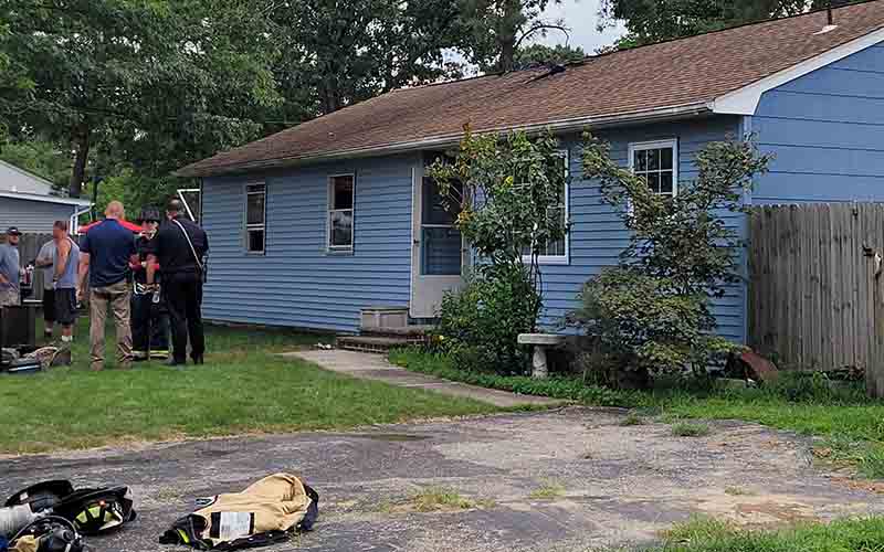 Fire damages home in Manchester