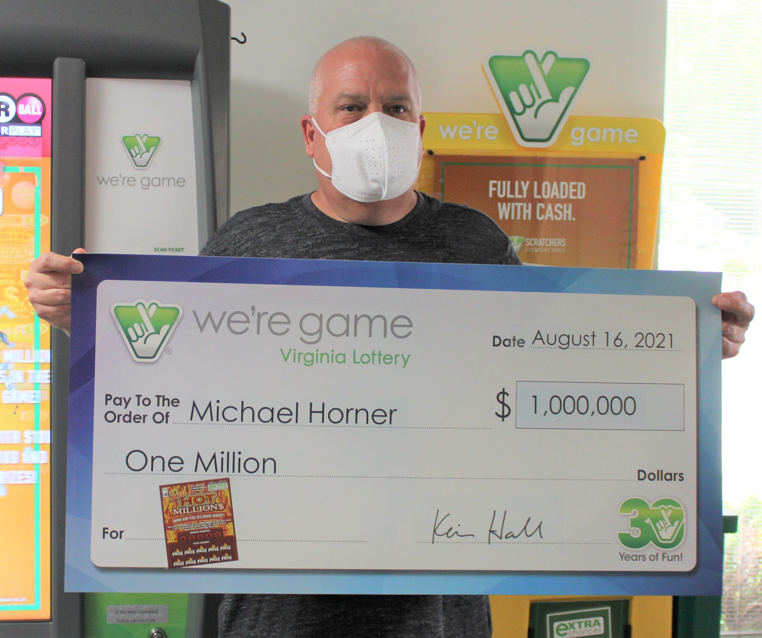 St. Paul man wins $1 million on Virginia lottery scratch off