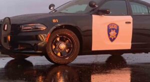 Galt police officer in critical condition after vehicle crashed through barrier responding to caldor fire