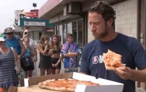 Dave portnoy just said this pizza is the best boardwalk pizza at the jersey shore