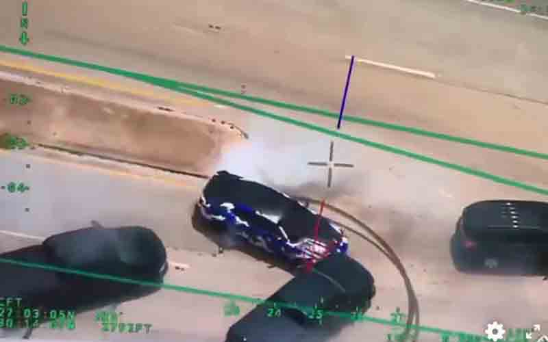 Video shows Florida cops chasing down serial burglar as he tried to ram them