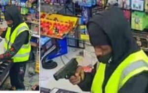 Newark police searching for armed gunman who robbed gas station