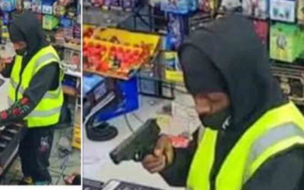 Newark police searching for armed gunman who robbed gas station - photo licensed by shore news network.
