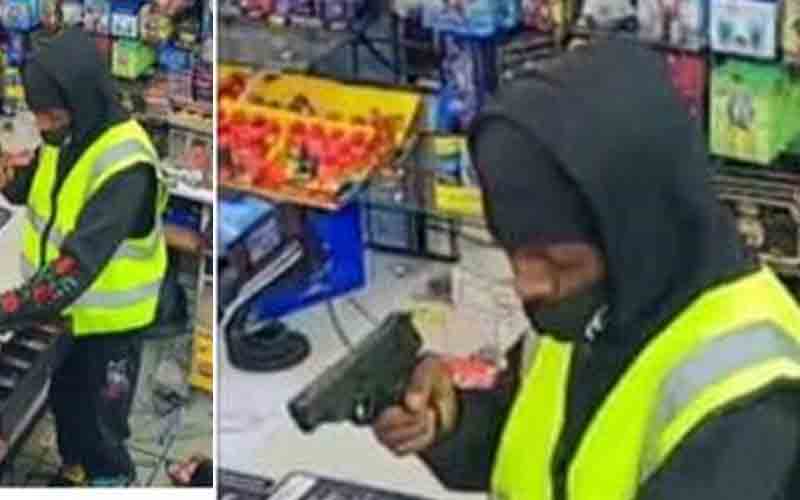 Newark Police searching for armed gunman who robbed gas station